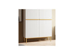 Kasha - Tall 2-Door Sideboard - Gold Legs