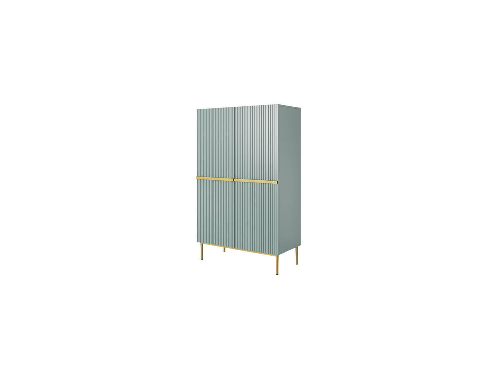 Kasha - Tall 2-Door Sideboard - Gold Legs