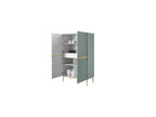 Kasha - Tall 2-Door Sideboard - Gold Legs