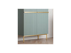 Kasha - Tall 2-Door Sideboard - Gold Legs