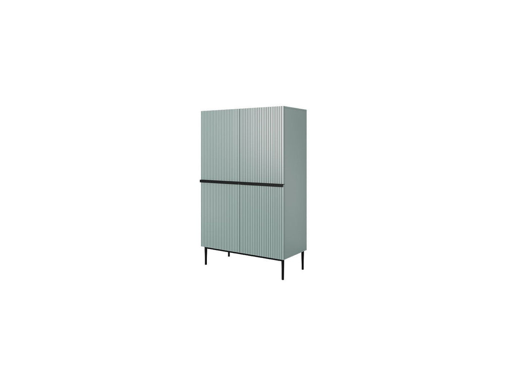 Kasha - Tall Sideboard 2 Doors - Black Legs