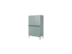 Kasha - Tall Sideboard 2 Doors - Black Legs