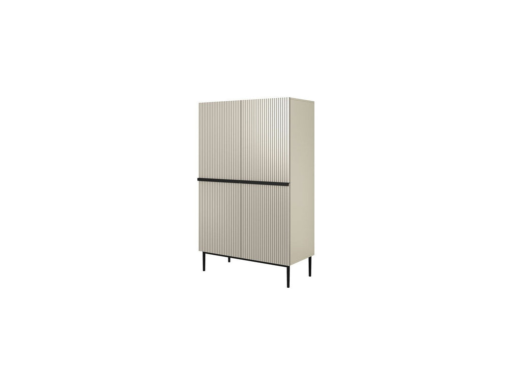 Kasha - Tall Sideboard 2 Doors - Black Legs