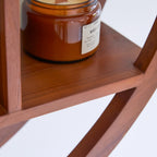 Ying Yang - Wandplank - Teak - Naturel