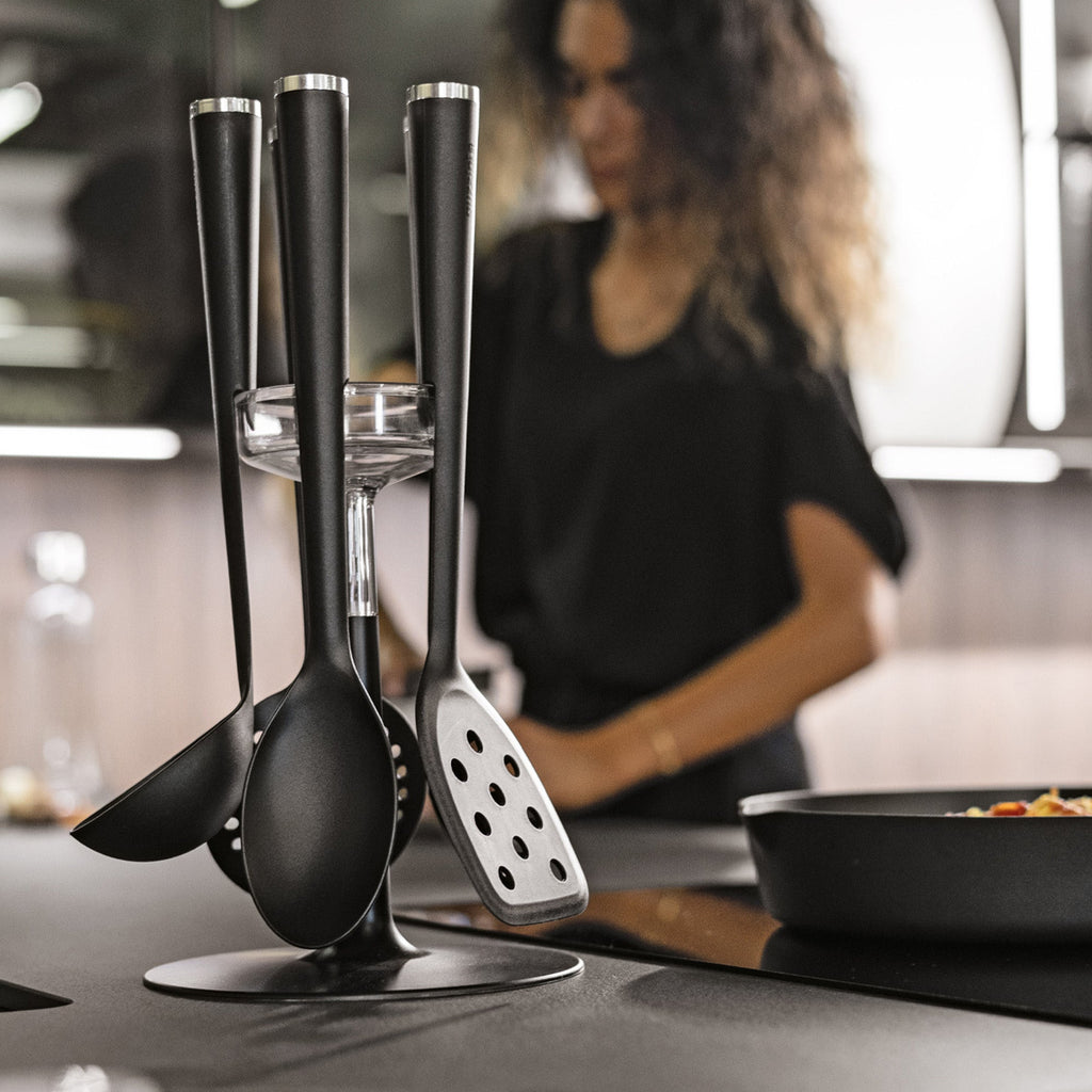 Preparation - Set of 5 Ladles with Stand Cooking