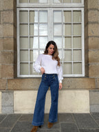 Vaqueros Victorine denim oscuro