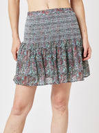 Skater Skirt - Blue And Pink