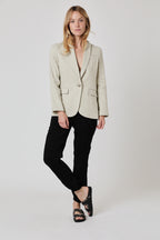 Veste Tailleur Unie - Off White