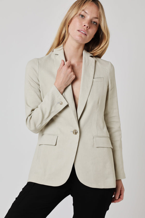 Berenice - Veste Tailleur Unie - Off White