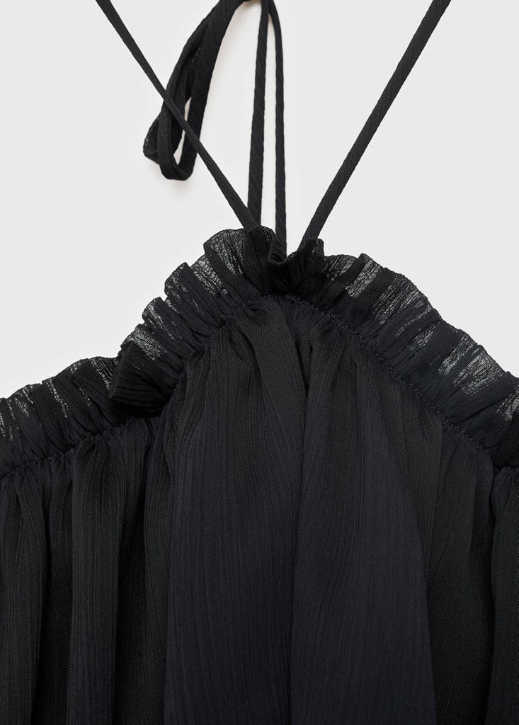 Vestido Maxi con Volante
