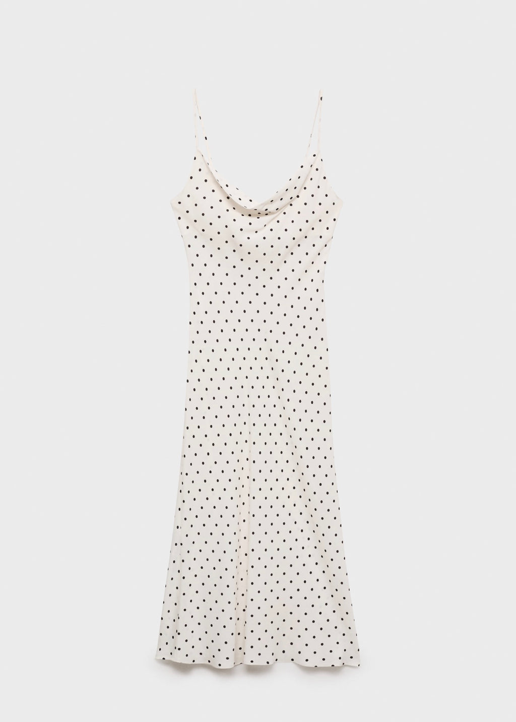 Robe Midi Encolure Drapée