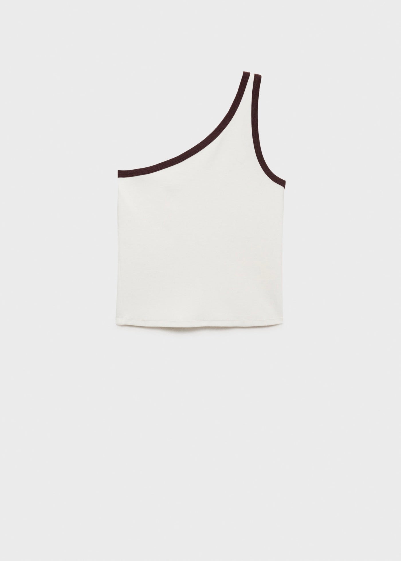 Top Asymétrique Liseré Contrastant