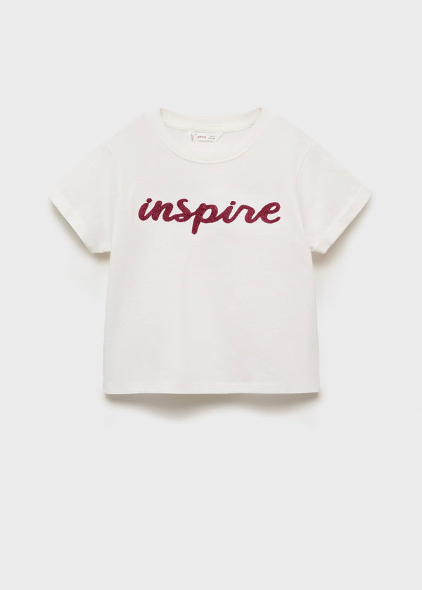 T-Shirt Inspire Blanc Cassé - Fille