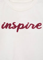 T-Shirt Inspire Blanc Cassé - Fille