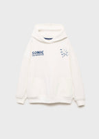 Sweat Sonicgot Blanc Cassé - Garçon