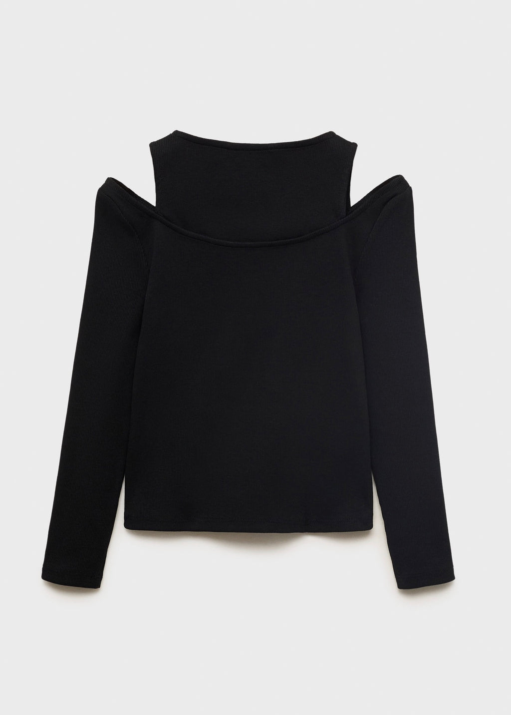 T-Shirt Layer Noir - Fille
