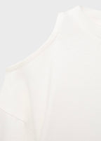 T-Shirt Cutout Blanc Cassé - Fille