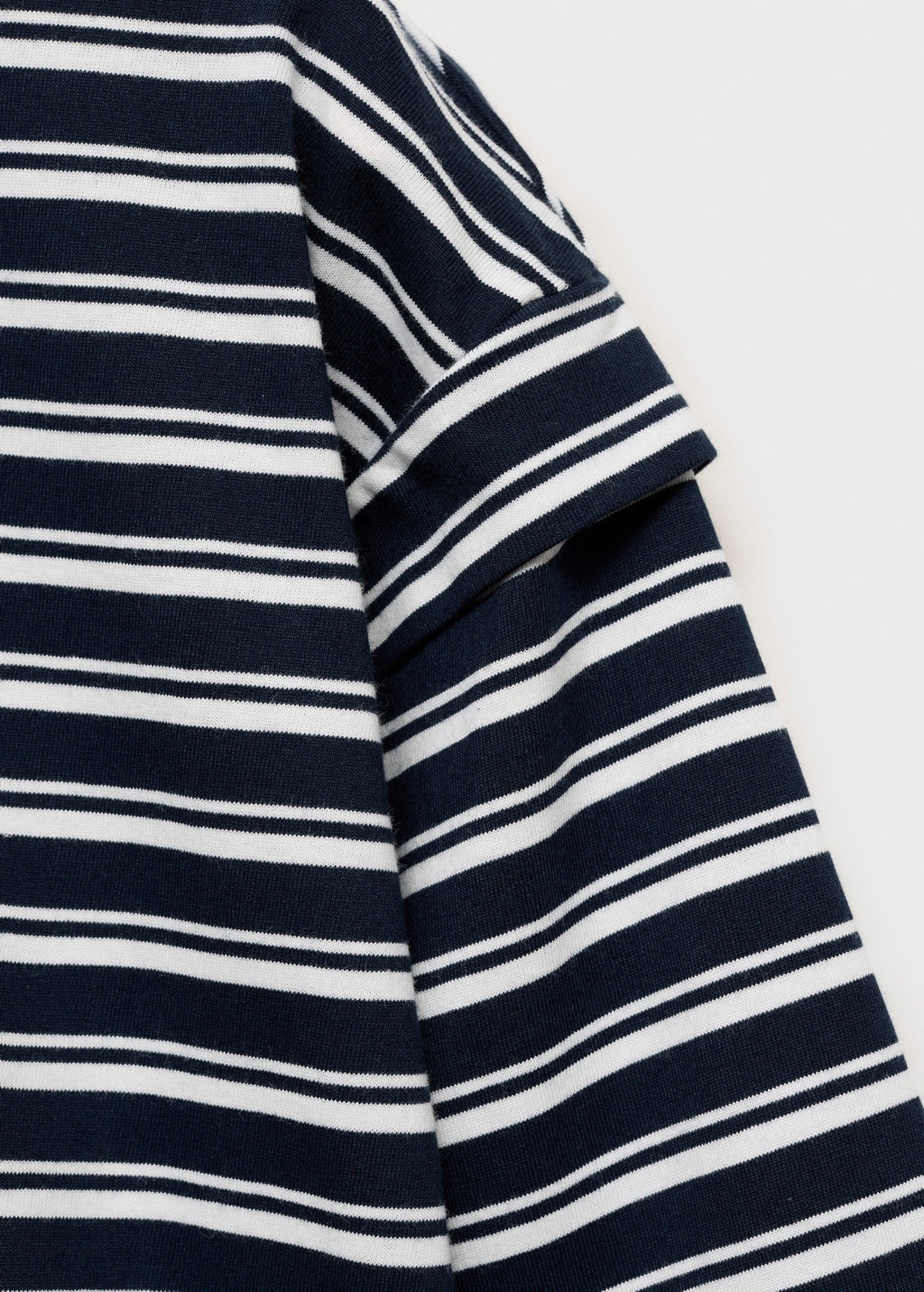 T-Shirt Shouldr Bleu Marine - Fille