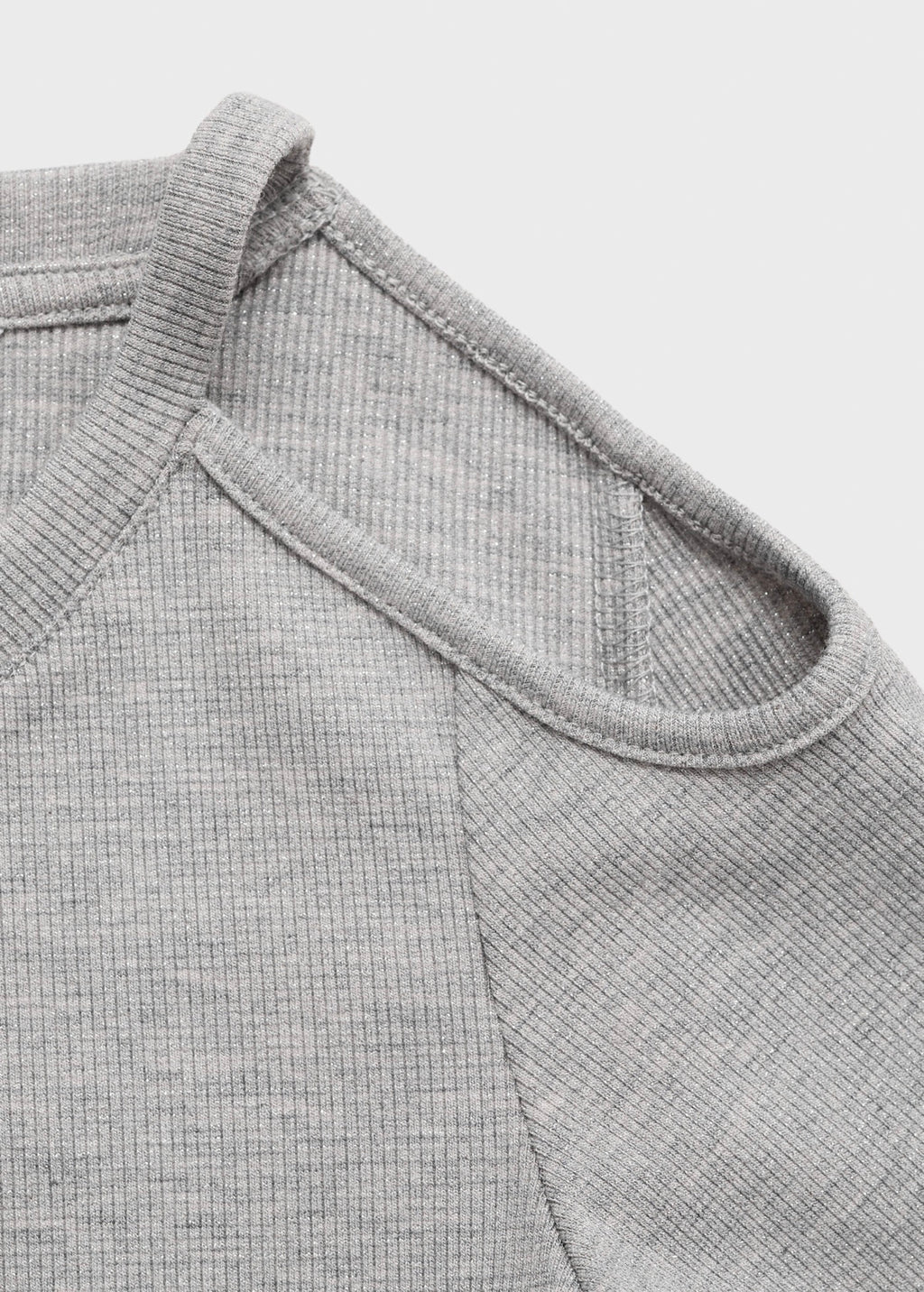 T-Shirt Cutl Gris Moyen Chiné - Fille