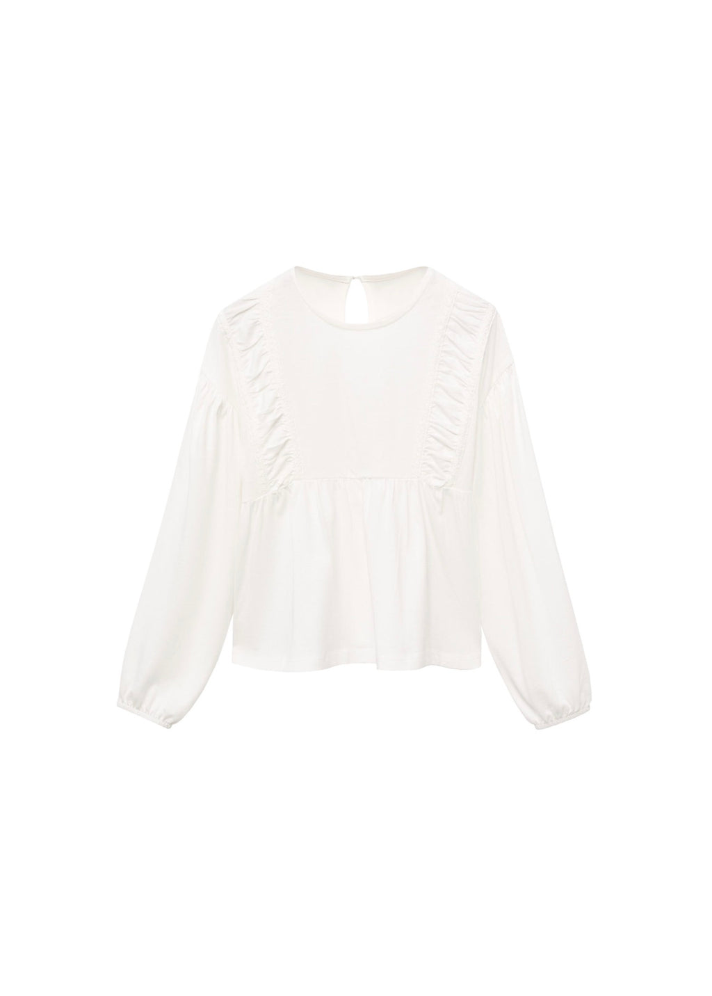 T-Shirt Entre Blanc Cassé - Fille