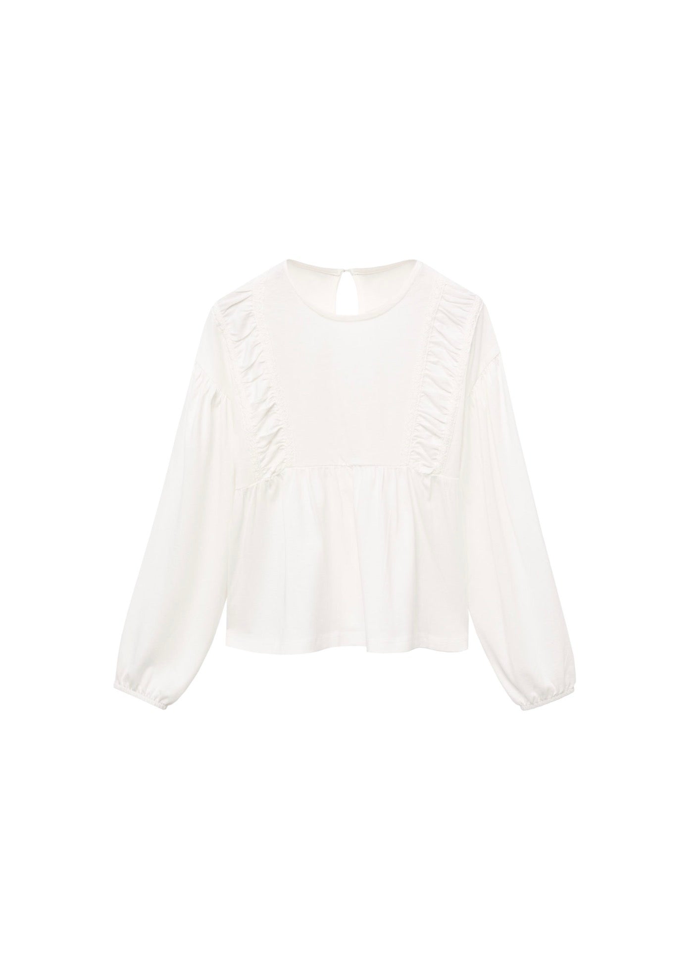 T-Shirt Entre Blanc Cassé - Fille