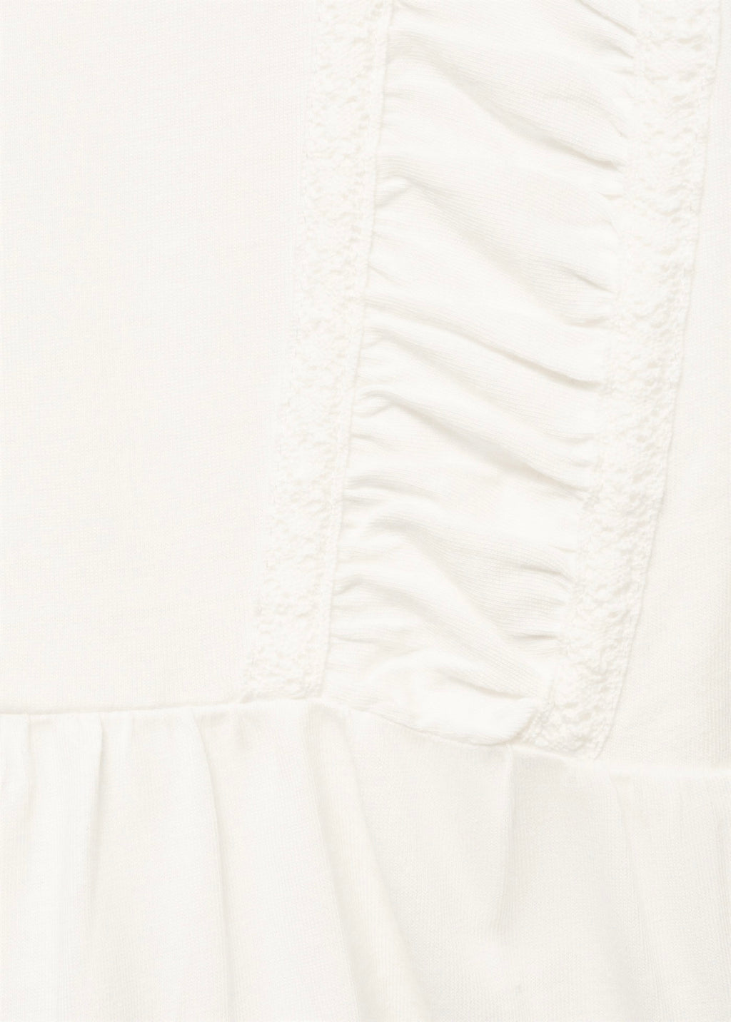 T-Shirt Entre Blanc Cassé - Fille