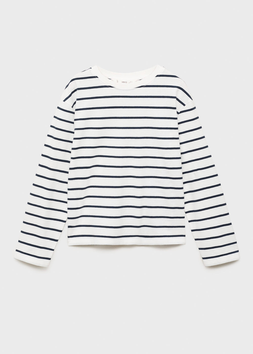 T-Shirt Stripes Bleu Marine - Fille