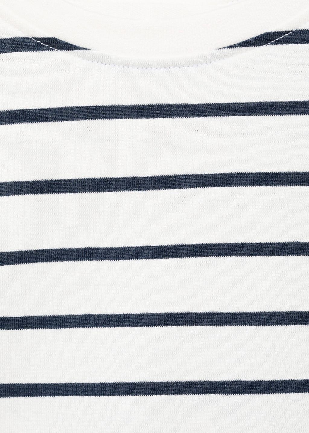 T-Shirt Stripes Bleu Marine - Fille
