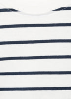 T-Shirt Stripes Bleu Marine - Fille