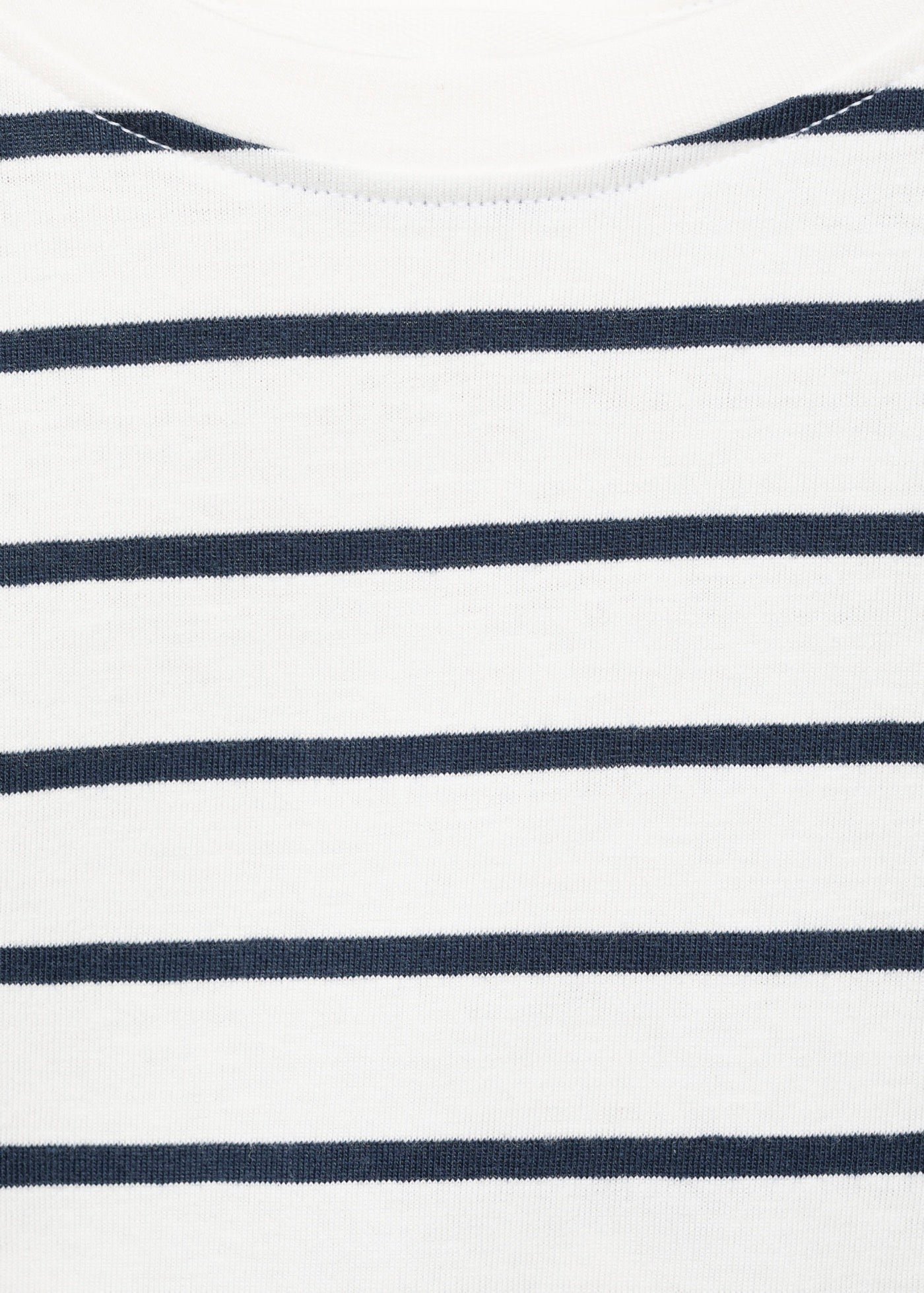 T-Shirt Stripes Bleu Marine - Fille