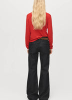 Fine-Knit Crew-Neck Jumper