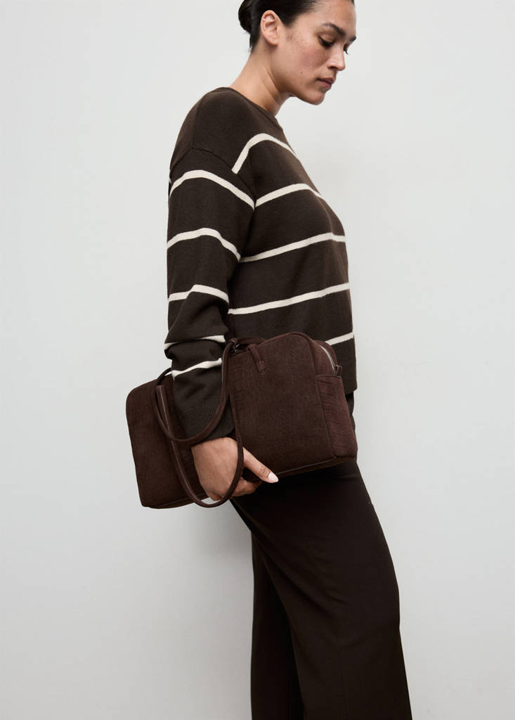 Pullover in Maglia a Righe