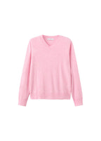 Feinstrickpullover mit V-Ausschnitt