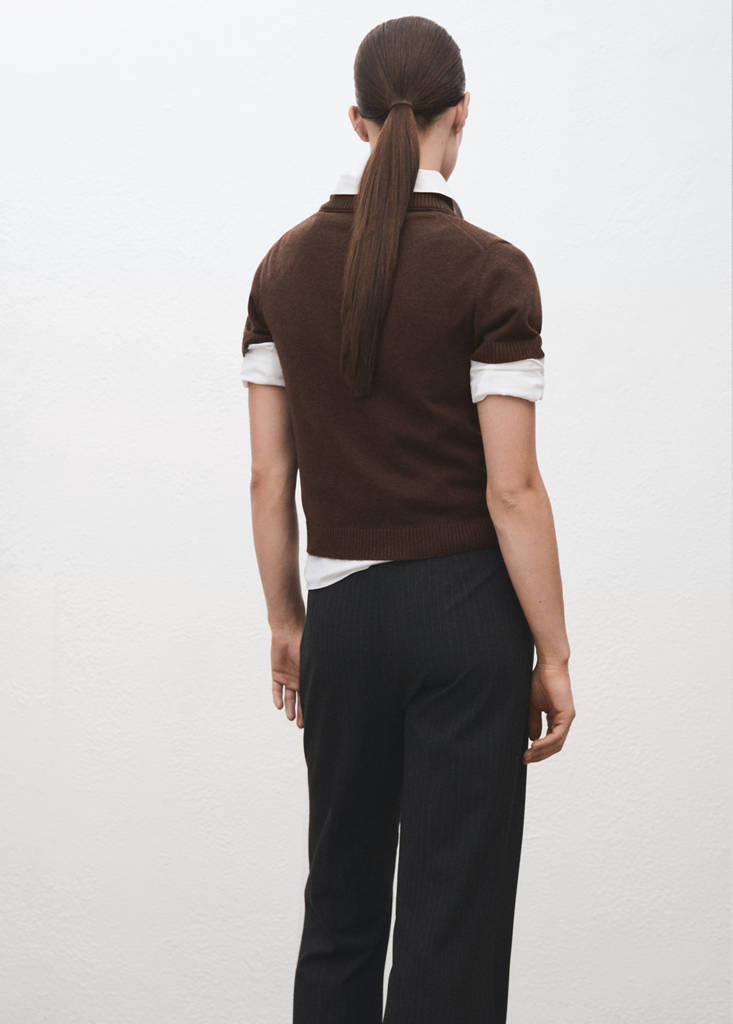 V-Neck Knit Jumper
