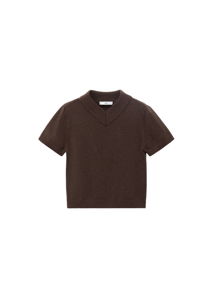 V-Neck Knit Jumper