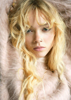 Striktrøje I Faux Fur