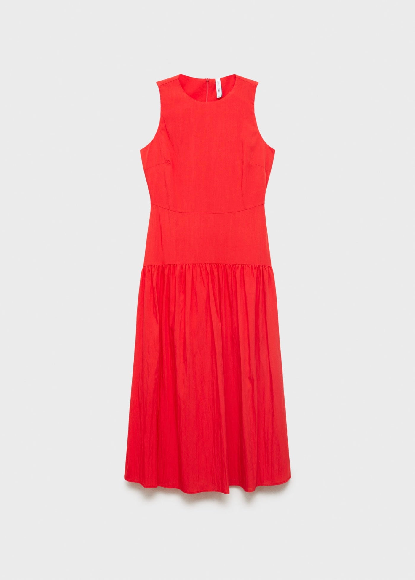 Robe Longue Ourlet Froncé
