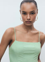 Robe Midi À Pinces