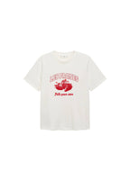 Mønstret bomulds-T-shirt