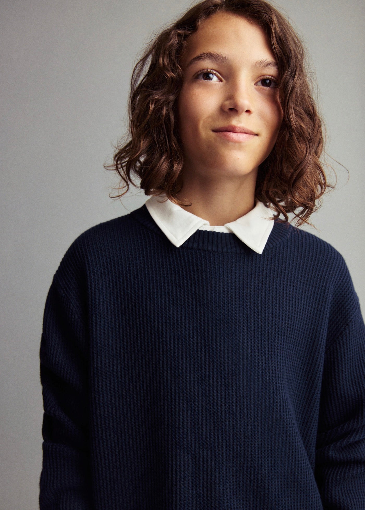 Pull Toni Bleu Marine - Garçon