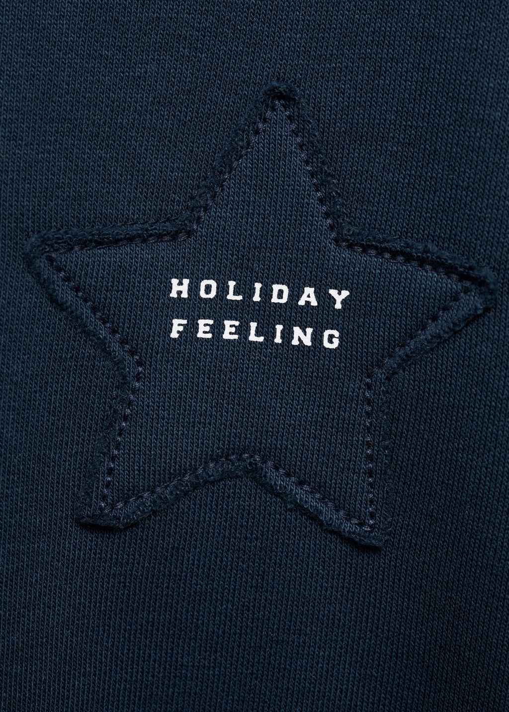 Sweat Patch Bleu Marine - Fille