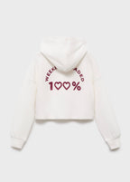 Sweat Fun Blanc Cassé - Fille