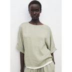 Blusa Salvia - Verde Agua