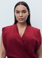 Robe Lyocell Croisée