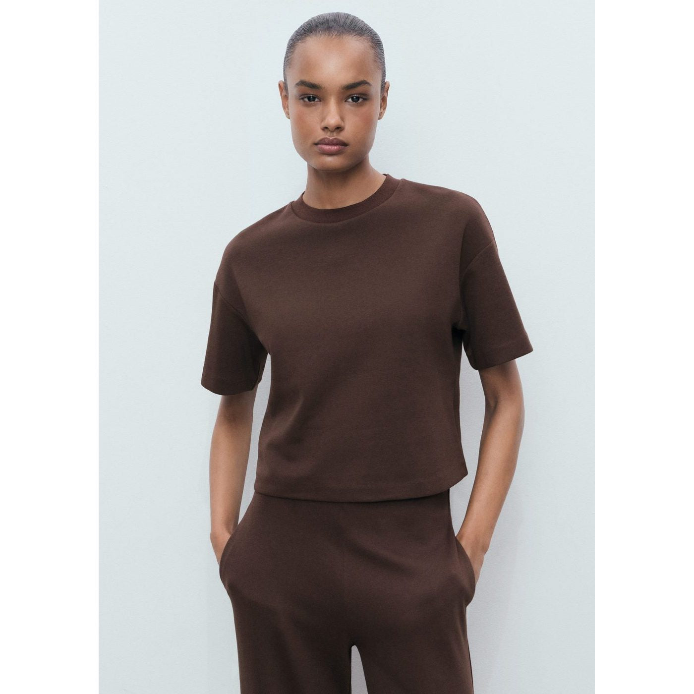 Camiseta Pico - Marrón