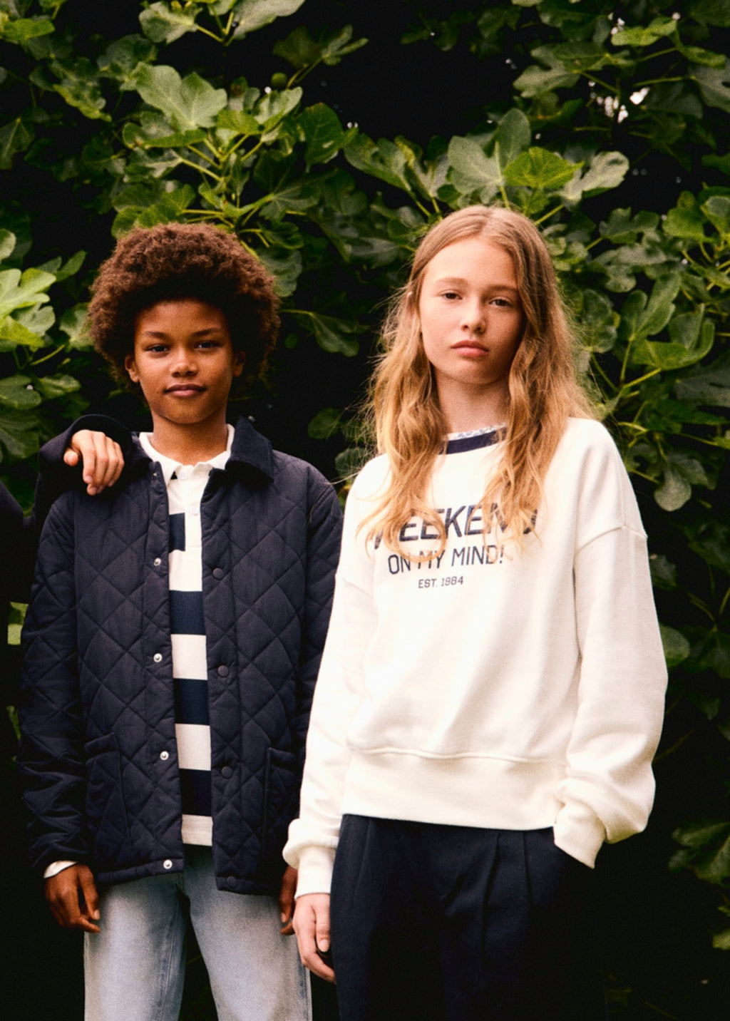 Sweat Weekend Blanc Cassé - Fille
