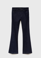 Rinse Wash Flare Jeans Met Normale Taille