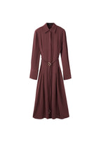 Hemdblusenkleid mit Gürtel