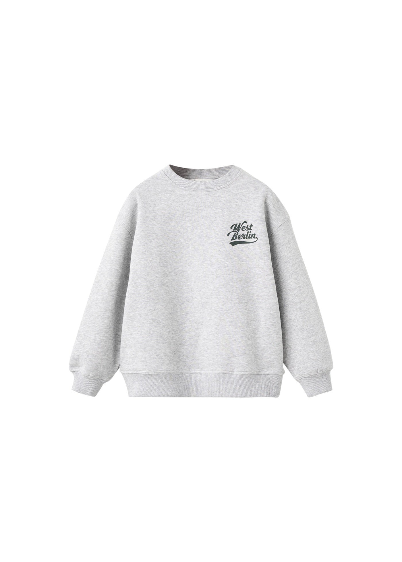 Sweat Berlin Gris Moyen Chiné - Garçon
