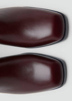 Bottines Cuir Bout Carré